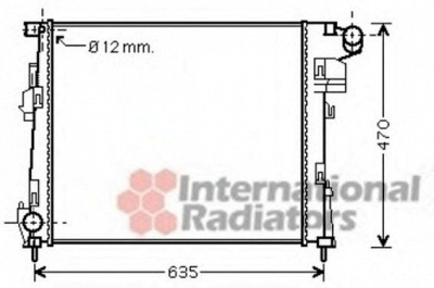 VAN WEZEL 43002427 -  Радиатор, охлаждение двигателя